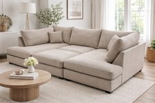 Carnaby U-Shape Cinema Sofa with Footstool Included