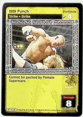 2006 COMIC IMAGES WWE RAW DEAL GREAT AMERICAN BASH #07/170 BASH PUNCH NM