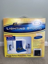 Digital Concepts Portable Lighting Studio 16x16x16  w/ Accessories Open Box