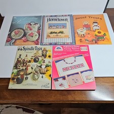 Spring Folk Art, CAT, Combination Arts Decorative Painting Pattern Books Lot 5