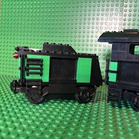 Lego My Own Train Small Green Engine With Tender Locomotive Read Description