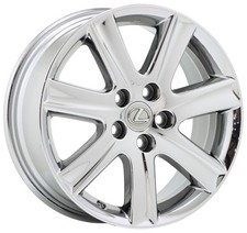17 Lexus Es350 Bright Chrome Wheel Rim Factory Oem 74190 17 Lexus Es350 Bright Chrome Wheel Rim Factory Oem 74190