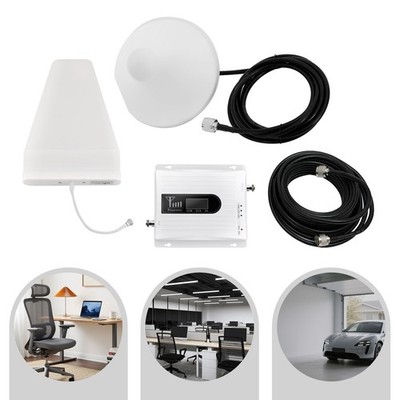 Cell Phone Signal Booster GSM 900 DCS/LTE 1800 WCDMA 2100 MHZ Repeater Amplifier