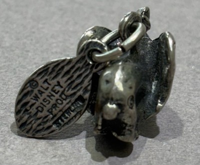 Dumbo  Elephant Disney 3-D Figure Sterling Silver Charm 3.9 Grams