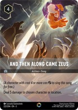 And Then Along Came Zeus #222 Prices | Lorcana Into the Inklands