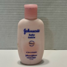 Vintage JOHNSON'S BABY LOTION Original Formula 4oz Sealed 2003 Pink Bottle