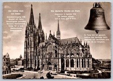 Vtg Postcard Cologne Cathedral View and Facts Germany Real Photo Echte Unposted