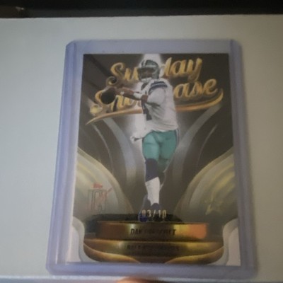 Topps Dak Prescott Dallas Cowboys Sunday Showcase SS-16 Insert Serial #03/10