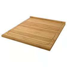 iKEA LAMPLIG Wooden Large Cutting Chopping Serving Board,Use Both Sides
