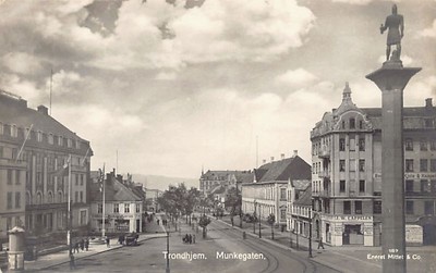 NORGE Norway - TRONDHEIM Trondhjem - Munkegaten - Publ. Mittet & Co. 187