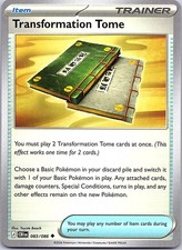 Transformation Tome Chaos Rising 083/086 Uncommon Pokemon Near Mint Pokemon Card