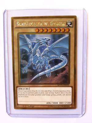 Blauäugiger W. Drache MVP1-DEG055 Gold-Rare 1 Auflage YU-GI-OH Karte EX