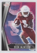 2022 SAGE Low Series Black Deon Mcintosh #15 6h5