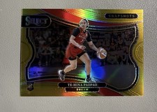 Te-Hina Paopao 2025 Panini Select WNBA #3 Snapshots Gold #/10 Rookie