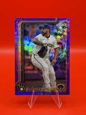 2025 Topps Chrome Logofractor Edition - Nestor Cortes, Nestor Cortes #22 Purple