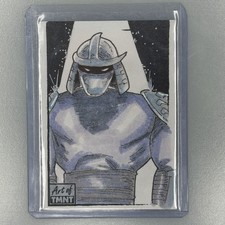 2019 Topps Art of TMNT Sketch Card 1/1 Shredder - Artist Mark Stroud