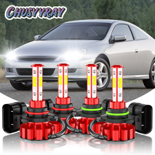 Combo 9005 9006 Led Headlight Bulbs Kit For Honda Accord 20002007 Highlow Beam
