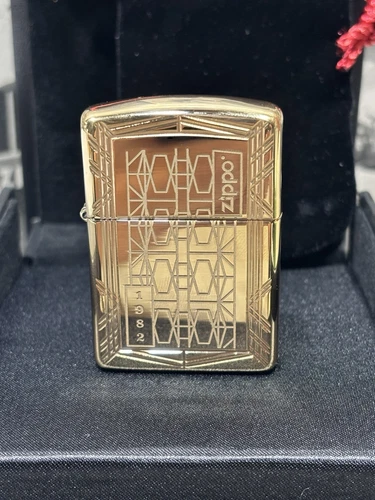 Zippo 40th Anniversary Armor Brass Collectible 2022 Limited Edition 0789 Of 1000