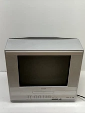 Toshiba MD14F52 Retro Gaming Television 14” Pure Flat CRT TV DVD Combo