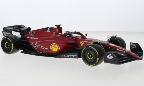 Bburago BBU18-16811L - 1/18 - Ferrari F1-75 #16 - New