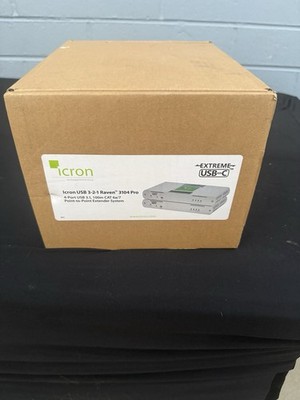 Icron ICR-3104 Raven USB 3-2-1 4-Port USB 3.1 Over Cat6-7 Extender System