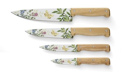 Lenox Butterfly Meadow Herbs 4-Piece Cutlery Set, New in Original Gift Box