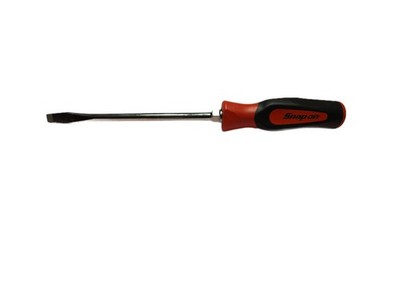 Snap On Tools New SGD8BR 3/8'' Flat Tip RED Soft Grip Standard Screwdriver USA