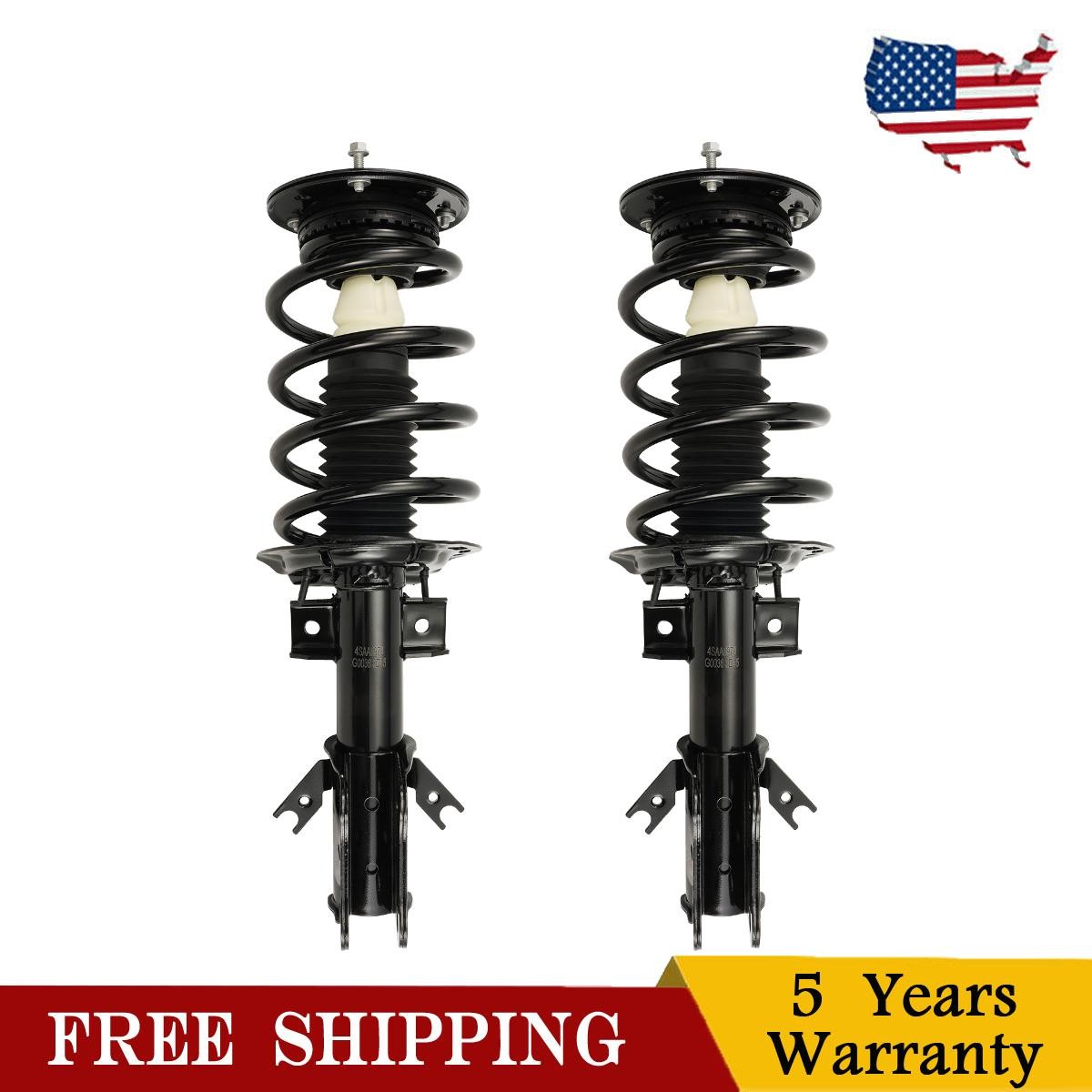 For Ford Fusion 2013-2020 2.0L FWD 172638 Front Struts & Coil Springs Assembly