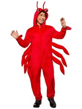 Red Lobster Zipsters Costume for Kids