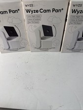 3 Pack Wyze Cam Pan V3 WYZECPAN3 Indoor  Outdoor Color Night Vision