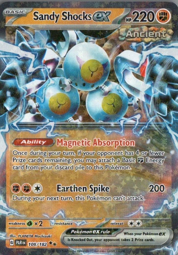 Sandy Shocks ex Holofoil Paradox Rift - 108/182 Pokemon Card NM