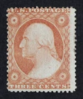 CKStamps: US Stamps Collection Scott#26 3c Washington Mint NH OG Lightly Crease