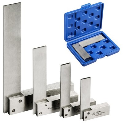 Boomgood Machinist Square Set Engineer Precision Mini Wide Base 90 Silver