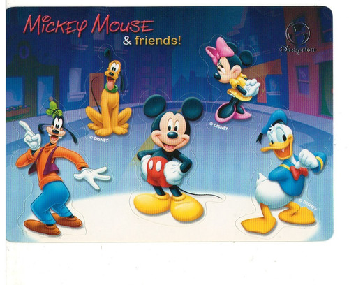 DISNEY STORE 2006 TRADING CARDS STICKERS MICKEY MOUSE AND FRIENDS FAB FIVE