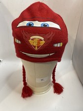 EUC Disney Cars Pixar Lightning McQueen Kids Beanie 95