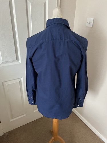 Camisa abotonada azul Deus Ex Machina Wing para hombre talla mediana - Imagen 3 de 10