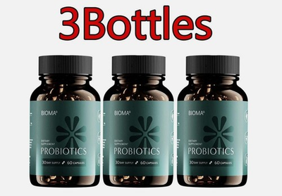 #ad #ad 3 Pack BIOMA Probiotics Digestive Health Gut Support for Men amp; Women 60 Capsules $186.60