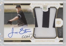 2021 Panini National Treasures Holo Gold 14/25 Jonathan Stiever #196 Auto 9su