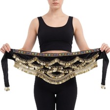 Women's Triangular Belly Dance Hip Scarf Wrap Skirt Belly Dance Wrap
