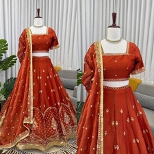 Wedding Collection Krishma Silk Lehenga Choli With Dupatta For Women