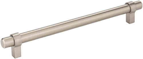 Key Grande 7-9/16" Center to Center Satin Nickel Cabinet Pull - NEW (JA-5192SN) - Picture 3 of 3