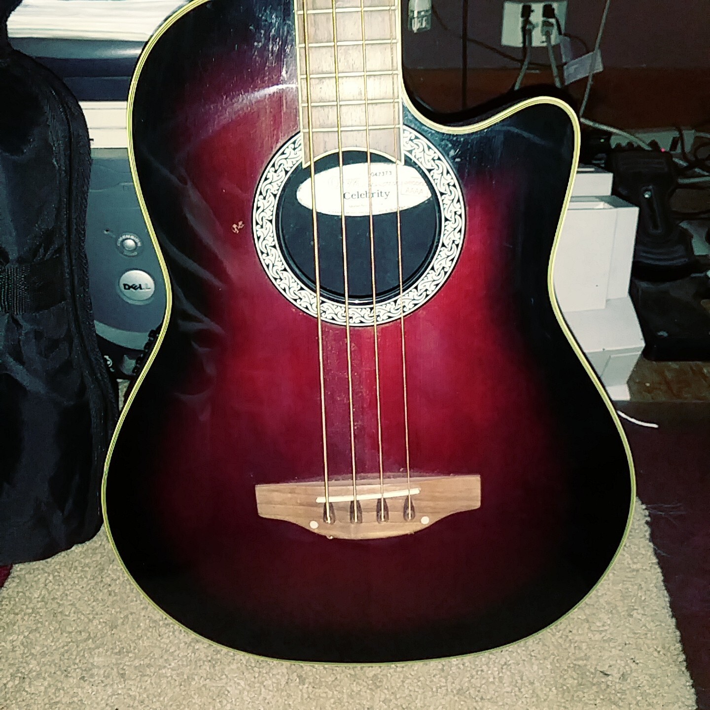 Ovation Celebrity AcousticElectric bass cc074 eBay