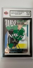 Roope Hintz 2018-19 Young Guns Rookie Hockey Card KSA Graded 9.5!!!