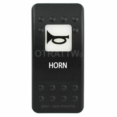 OTRATTW Carling Technologies Contura II Rocker only, HORN, WHITE LENS
