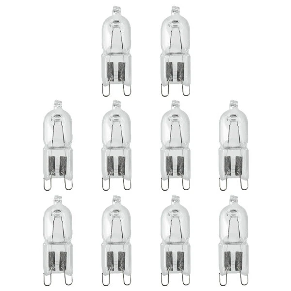 10 X OSRAM HALOPIN ECO 66733 240V 33W G9 light bulb (dimmable)