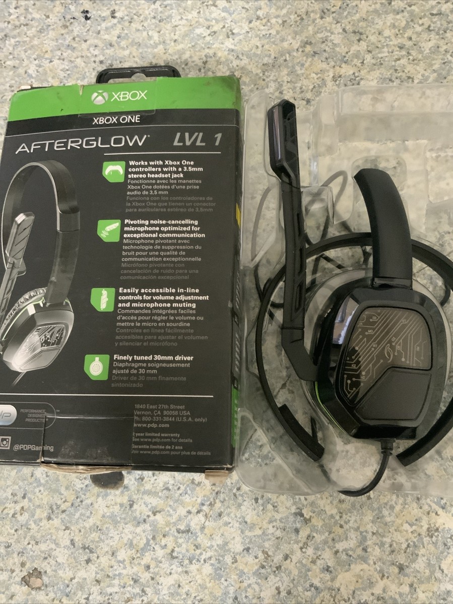 ☀️ Xbox One Afterglow LVL Chat Headset Pdp Level One