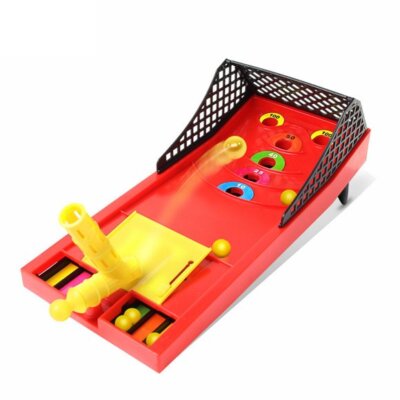 Tragbare Tischplatte Ballschießen Spiel Ziehen Zielen und Schießen Arcade Brettspiel
