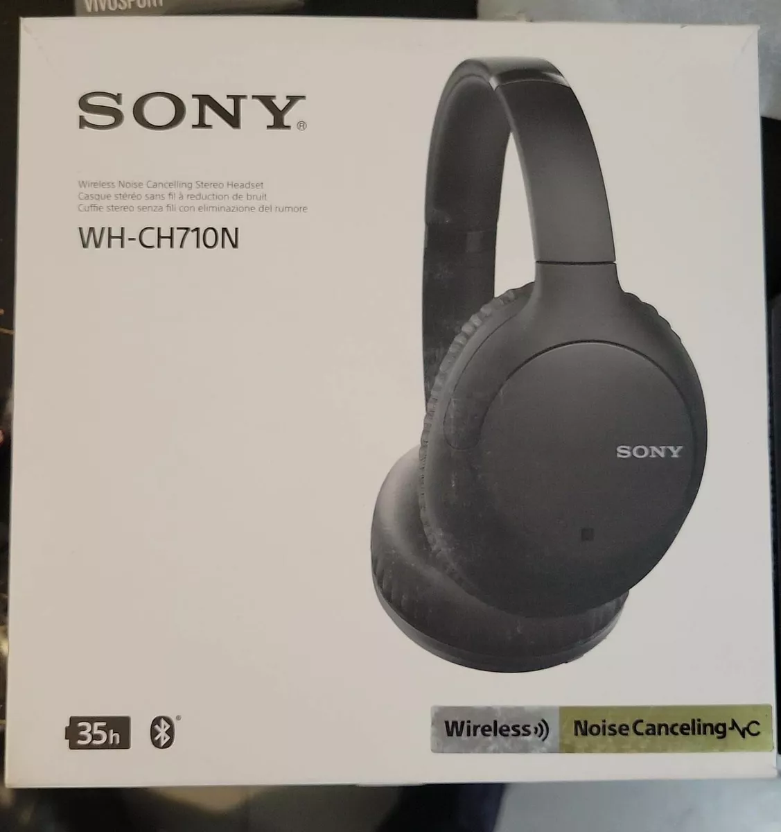 Sony WH-CH710N Wireless Bluetooth Noise Cancelling over-ear Headphones - Black