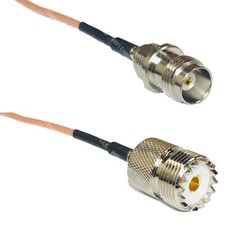 RG316 TNC FEMALE to SO239 UHF Female RF Cable Rapid-SHIP LOT