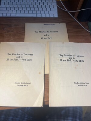 Watchtower  original elders manuals